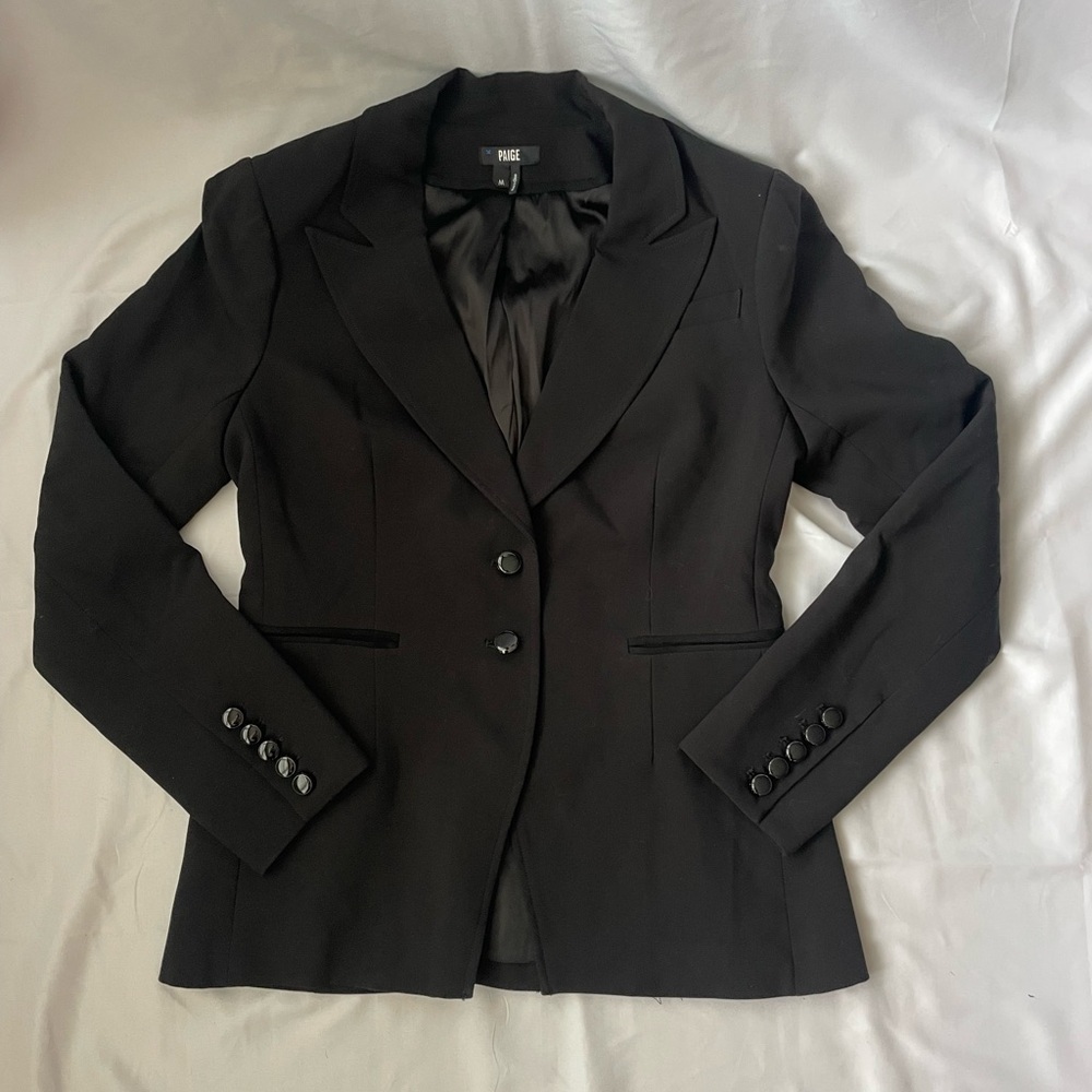 PAIGE Black Tailored Blazer